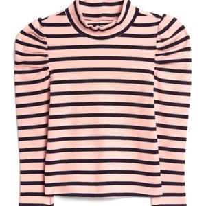 GAP Puff-Sleeve Turtleneck
